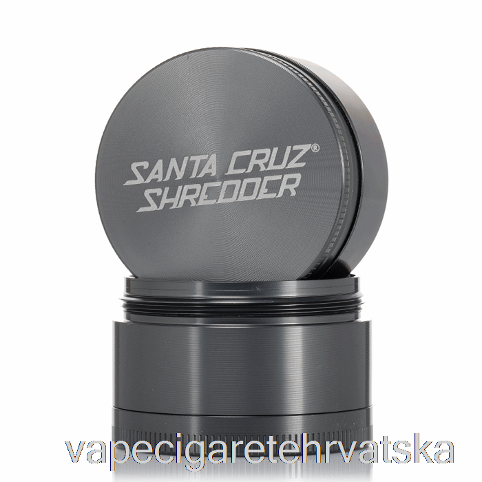 Vape Hrvatska Santa Cruz Shredder 2.2inch Srednji 4-dijelni Mlin Sivi (53mm)